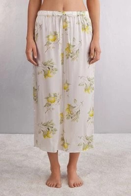 Zdjęcie produktu Intimissimi Długie Spodnie z Jedwabiu Vacanze Italiane Kobieta Biały Rozmiar