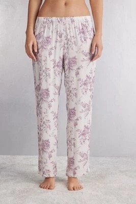 Zdjęcie produktu Intimissimi Długie Spodnie z Satyny Graceful Simplicity Kobieta Z Nadrukiem Rozmiar