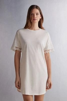Zdjęcie produktu Intimissimi Koszula Nocna z Bawełny Ultrafresh Romance Yourself Kobieta Biały Rozmiar