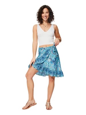 Zdjęcie produktu Ipanima Spódnica w kolorze kremowo-niebieskim rozmiar: 34-42