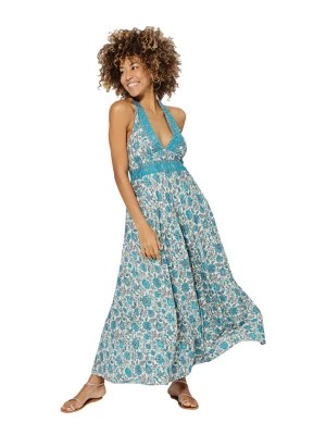 Zdjęcie produktu Ipanima Sukienka w kolorze turkusowo-kremowym rozmiar: 34-40