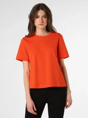 Zdjęcie produktu IPURI T-shirt damski Kobiety Bawełna pomarańczowy jednolity,