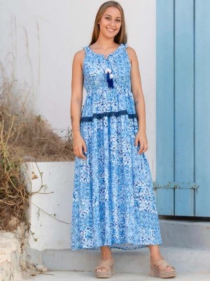 Zdjęcie produktu Isla Bonita by SIGRIS Sukienka w kolorze niebieskim ze wzorem rozmiar: XL