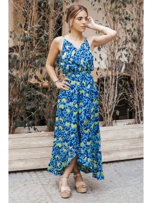 Zdjęcie produktu Isla Bonita by SIGRIS Sukienka w kolorze niebiesko-zielonym ze wzorem rozmiar: L