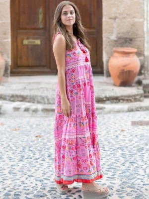 Zdjęcie produktu Isla Bonita by SIGRIS Sukienka w kolorze różowym ze wzorem rozmiar: S