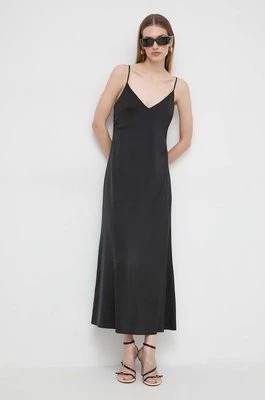 Zdjęcie produktu Ivy Oak sukienka kolor czarny maxi prosta IO117599