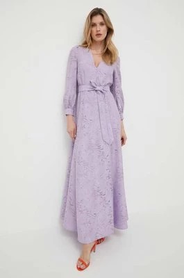 Zdjęcie produktu Ivy Oak sukienka kolor fioletowy maxi rozkloszowana