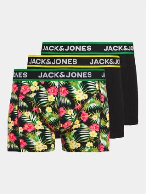 Zdjęcie produktu Jack&Jones Komplet 3 par bokserek Flowers 12250612 Czarny