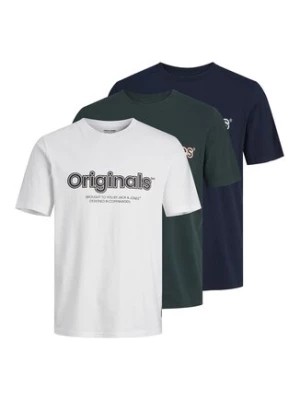 Zdjęcie produktu Jack&Jones Komplet 3 t-shirtów 12254138 Kolorowy Standard Fit