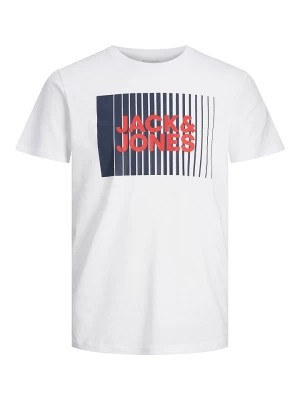 Zdjęcie produktu Jack & Jones Koszulka "Corp Logo" w kolorze białym rozmiar: XXL