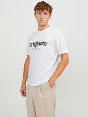 Zdjęcie produktu Jack & Jones Koszulka "Lake" w kolorze białym rozmiar: XL