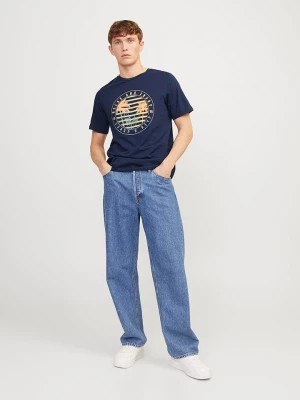 Zdjęcie produktu Jack & Jones Koszulka w kolorze granatowym rozmiar: XXL