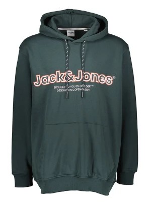 Zdjęcie produktu JACK & JONES PLUS Bluza w kolorze ciemnozielonym rozmiar: 5XL