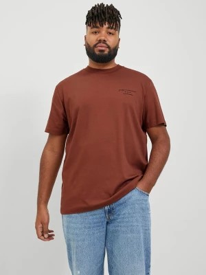 Zdjęcie produktu JACK & JONES PLUS Koszulka w kolorze brązowym rozmiar: XXL