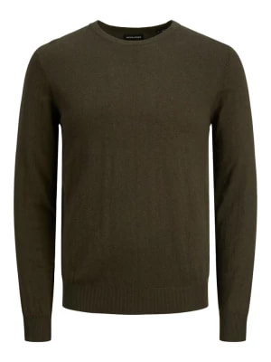 Zdjęcie produktu Jack & Jones Sweter "Emil" w kolorze oliwkowym rozmiar: XL