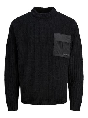 Zdjęcie produktu Jack & Jones Sweter "Metro" w kolorze czarnym rozmiar: S