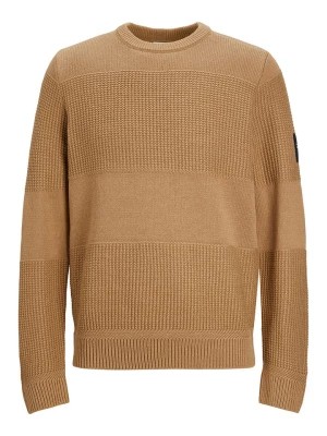 Zdjęcie produktu Jack & Jones Sweter w kolorze jasnobrązowym rozmiar: S