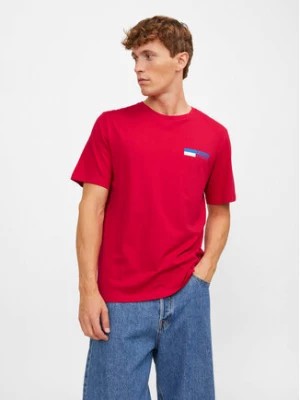 Zdjęcie produktu Jack&Jones T-Shirt Corp 12233999 Czerwony Standard Fit