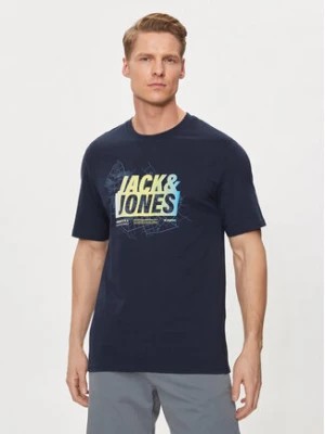 Zdjęcie produktu Jack&Jones T-Shirt Map 12257908 Granatowy Regular Fit
