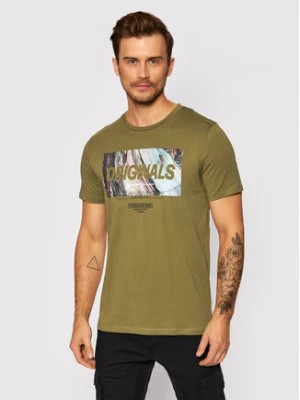 Zdjęcie produktu Jack&Jones T-Shirt Swirl 12193665 Zielony Regular Fit