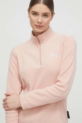 Zdjęcie produktu Jack Wolfskin bluza sportowa Taunus kolor różowy gładka 1709532