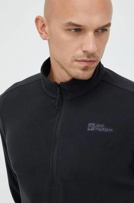 Zdjęcie produktu Jack Wolfskin bluza sportowa Taunus męska kolor czarny gładka 1709522