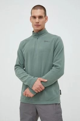 Zdjęcie produktu Jack Wolfskin bluza sportowa Taunus męska kolor zielony gładka 1709522