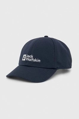 Zdjęcie produktu Jack Wolfskin czapka z daszkiem kolor granatowy z aplikacją 1900675