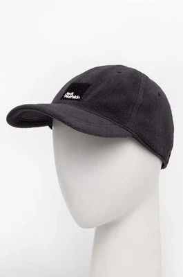 Zdjęcie produktu Jack Wolfskin czapka z daszkiem kolor szary z aplikacją