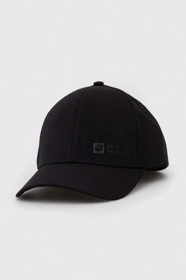 Zdjęcie produktu Jack Wolfskin czapka z daszkiem Summer Storm Xt kolor czarny gładka 1907753