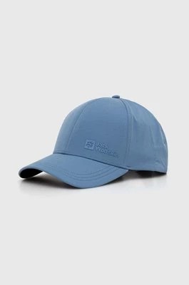 Zdjęcie produktu Jack Wolfskin czapka z daszkiem Summer Storm Xt kolor niebieski gładka 1907753