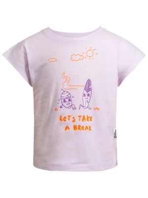 Zdjęcie produktu Jack Wolfskin Koszulka "Take a Break" w kolorze fioletowym rozmiar: 140