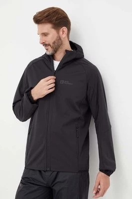 Zdjęcie produktu Jack Wolfskin kurtka outdoorowa Feldberg Hoody kolor czarny