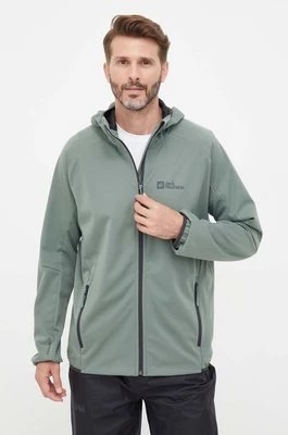 Zdjęcie produktu Jack Wolfskin kurtka outdoorowa Feldberg Hoody kolor zielony