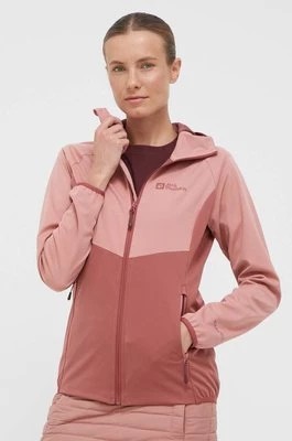 Zdjęcie produktu Jack Wolfskin kurtka outdoorowa Go Hike Softshell kolor różowy