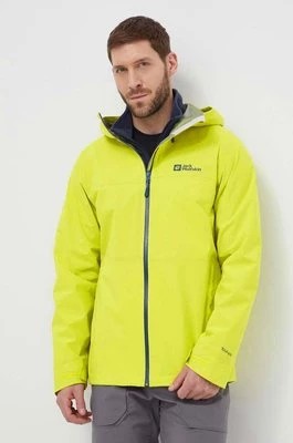 Zdjęcie produktu Jack Wolfskin kurtka outdoorowa Highest Peak 3L kolor żółty 1115134