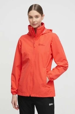 Zdjęcie produktu Jack Wolfskin kurtka outdoorowa Stormy Point kolor czerwony 1111202