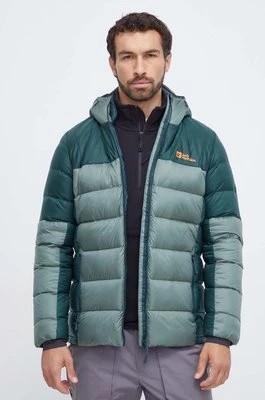 Zdjęcie produktu Jack Wolfskin kurtka sportowa puchowa Nebelhorn kolor zielony