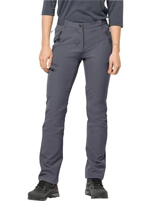 Zdjęcie produktu Jack Wolfskin Spodnie funkcyjne - Slim fit - w kolorze szarym rozmiar: 36