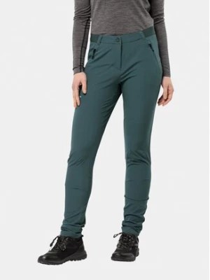 Zdjęcie produktu Jack Wolfskin Spodnie outdoor Geigelstein Slim Pants 1507741 Zielony Slim Fit