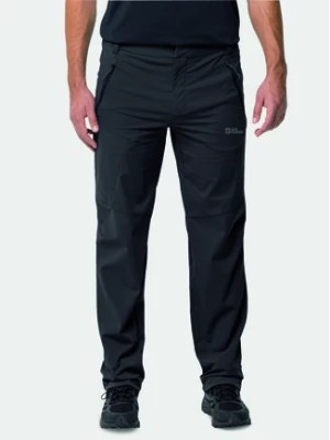Zdjęcie produktu Jack Wolfskin Spodnie outdoor Glastal 1508221 Czarny Regular Fit