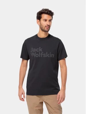 Zdjęcie produktu Jack Wolfskin T-Shirt Essential Logo T 1809591 Czarny Regular Fit