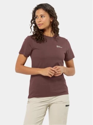 Zdjęcie produktu Jack Wolfskin T-Shirt Essential T 1808352 Fioletowy Regular Fit
