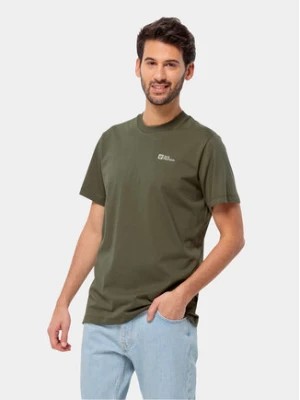 Zdjęcie produktu Jack Wolfskin T-Shirt Essential T 1808382 Khaki Regular Fit