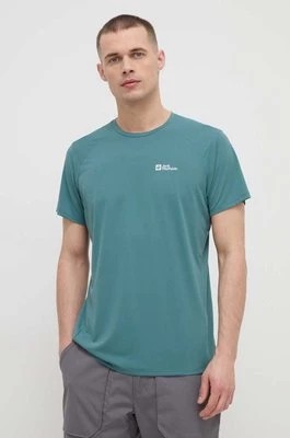 Zdjęcie produktu Jack Wolfskin t-shirt sportowy Prelight Trail kolor zielony gładki 1810131