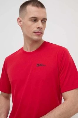Zdjęcie produktu Jack Wolfskin t-shirt sportowy Vonnan kolor czerwony gładki 1809951