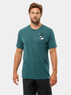 Zdjęcie produktu Jack Wolfskin T-Shirt Vonnan 1809941 Zielony Regular Fit