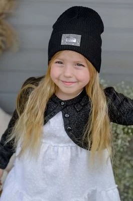 Zdjęcie produktu Jamiks czapka bawełniana dziecięca kolor czarny bawełniana