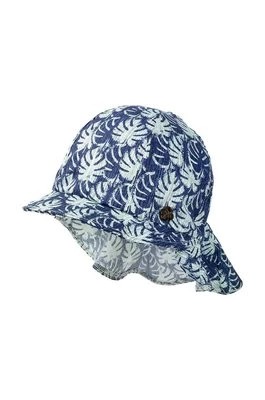 Zdjęcie produktu Jamiks czapka bawełniana dziecięca LEONARD kolor niebieski wzorzysta