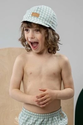 Zdjęcie produktu Jamiks czapka bawełniana dziecięca MIKAEL kolor zielony wzorzysta